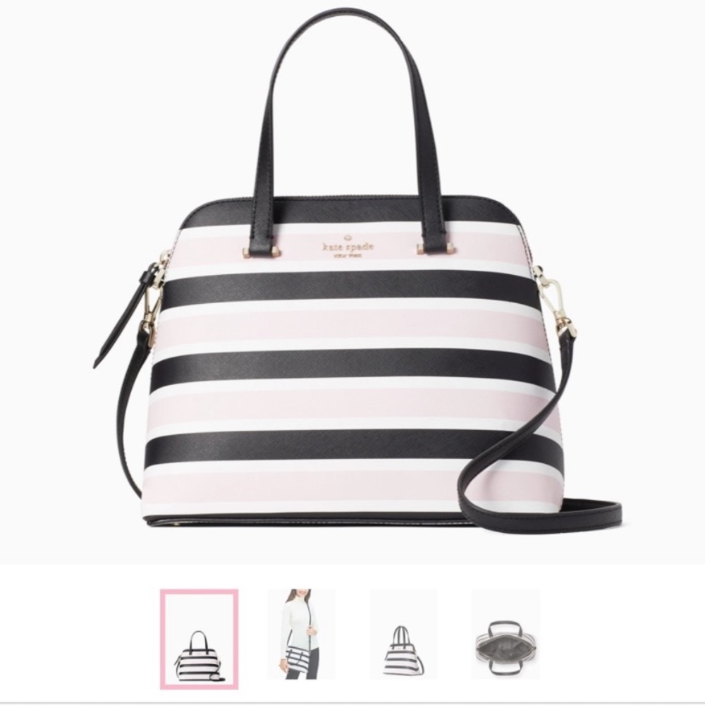 Kate Spade Laurel Way Stripe Dome Bag (NWT)